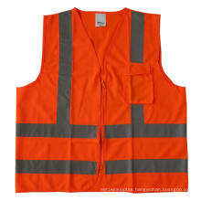 High-Visibility Refelctive Safety Vest with Pockets
